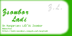 zsombor ladi business card
